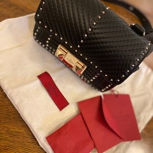 VALENTINO GARAVANI Rockstud Waist/Shoulder Bag
